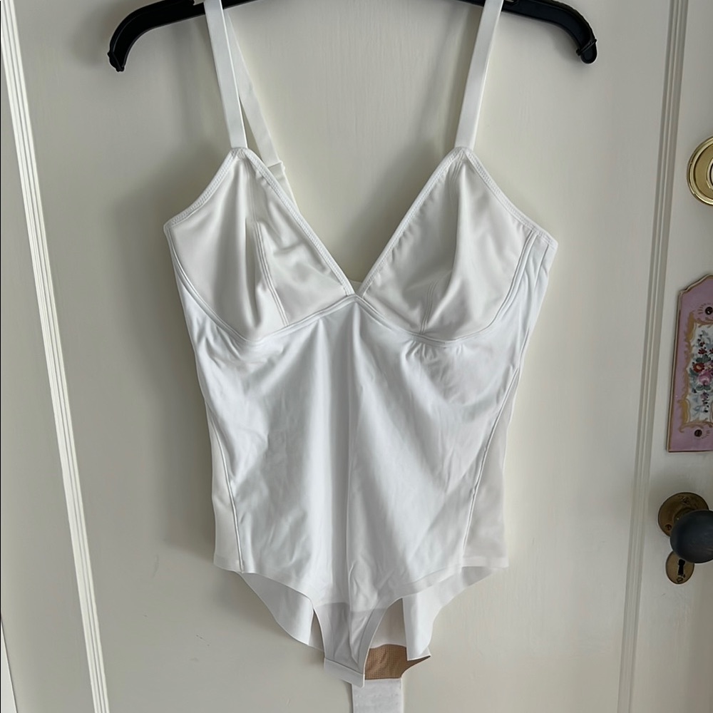 Knix Mesh Deep V Bodysuit, L+